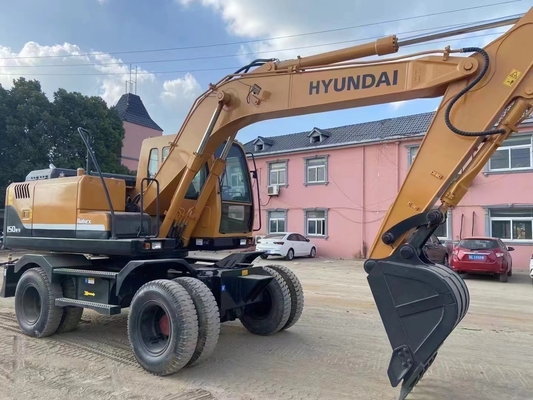 Hyundai 150w 150WVS Used Excavators For Sale Original Korea Hyundai 150 On Wheel R150 R150-9 Excavators For Sale