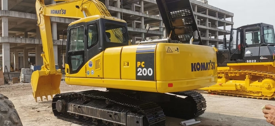 Utilisé Komatsu Pc200 Japon 20 tonnes Excavateur à rampe Chargeur à haut rendement
